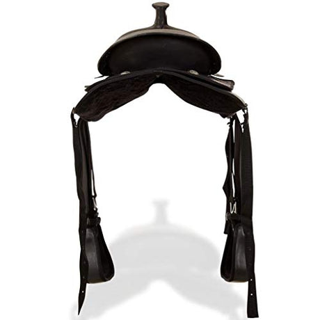 Western Saddle Headstall & Breast Collar Real Leather 17