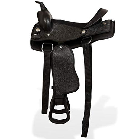 Western Saddle Headstal l& Breast Collar Real Leather 13