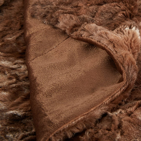Pinzon Faux Fur Throw Blanket 63