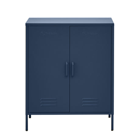 ArtissIn Buffet Sideboard Locker Metal Storage Cabinet - SWEETHEART Blue