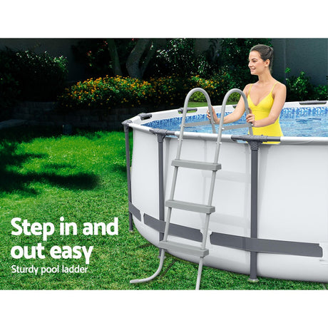 Bestway Above Ground Swimming Pool Power Steel Frame Filter Pump 4.27 X 1.07M