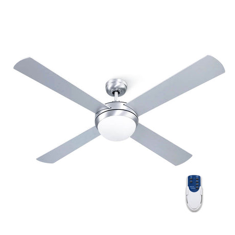 Devanti 52 Ceiling Fan with Light Silver