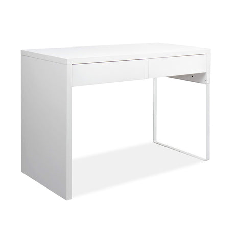 Artiss Metal Desk with 2 Drawers - White