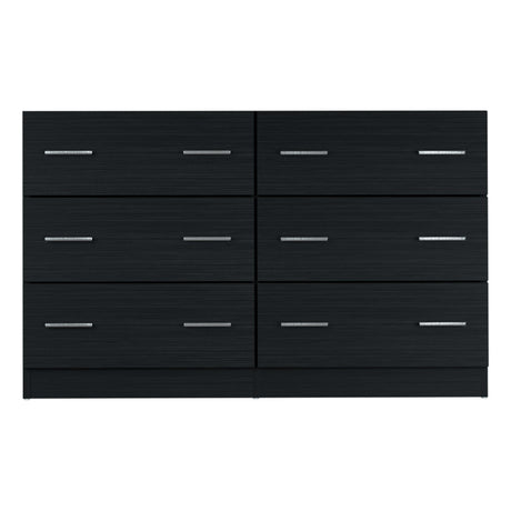 Artiss 6 Chest of Drawers Cabinet Dresser Table Tallboy Lowboy Storage Black