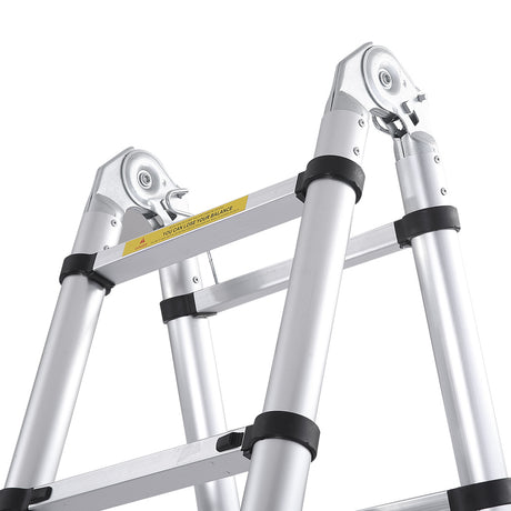 2.6M Telescopic Aluminium Multipurpose Ladder Extension Alloy Extendable Step