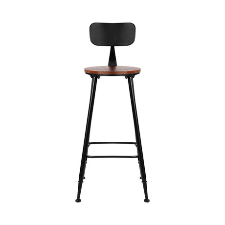 Artiss 4x Vintage Industrial Bar Stool Retro Barstools Dining Chairs Kitchen