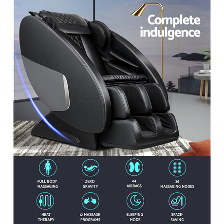 Livemor Electric Massage Chair Recliner Shiatsu Zero Gravity Heating Massager