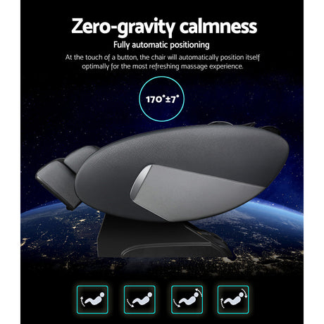 Livemor Electric Massage Chair Recliner Shiatsu Zero Gravity Heating Massager