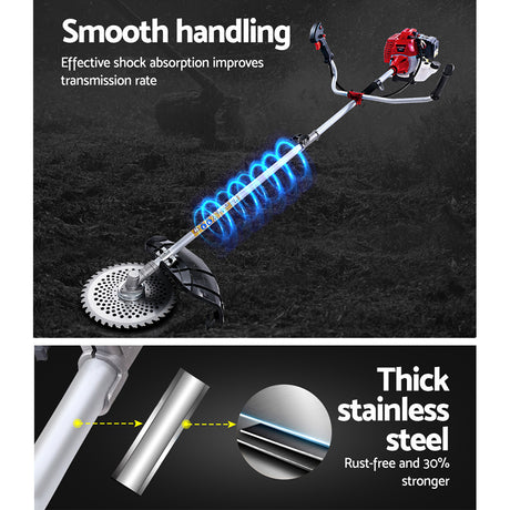 Giantz Pole Chainsaw Hedge Trimmer Brush Cutter Whipper Snipper Multi Tool