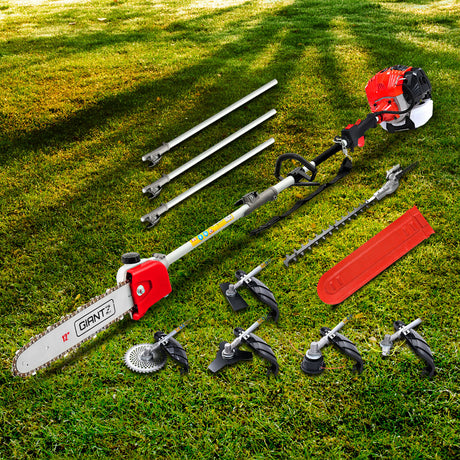 Giantz 65CC Pole Chainsaw Brush Cutter Whipper Snipper Hedge Trimmer Pruner