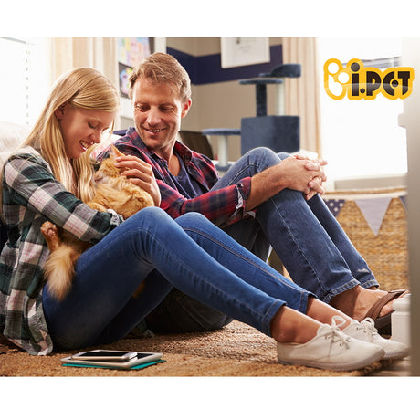 i.Pet 134cm Cat Scratching Post - Dark Grey