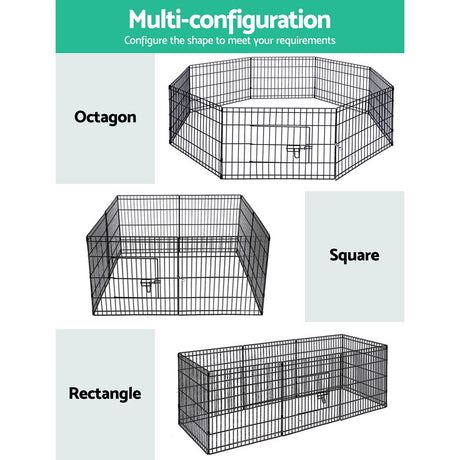 i.Pet Pet Dog Playpen 24