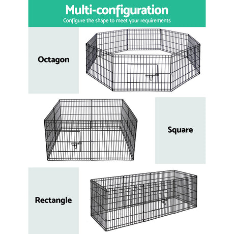 i.Pet Pet Dog Playpen 2X24