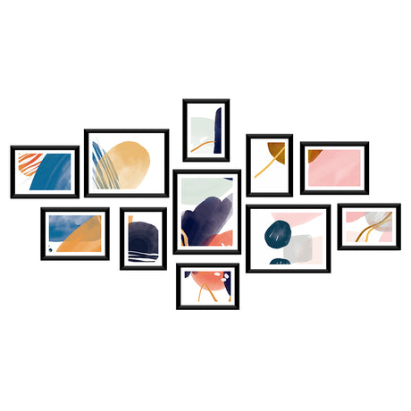 Artiss Photo Frames 11PCS 5x7in 6x8in 8x10in Hanging Wall Frame Black