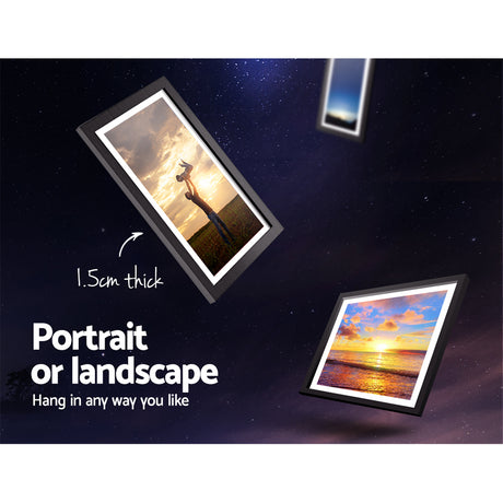 Artiss Photo Frames 11PCS 5x7in 6x8in 8x10in Hanging Wall Frame Black