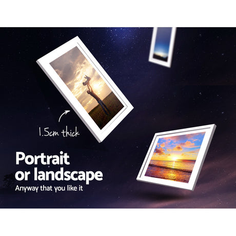 Artiss Photo Frames 26PCS 8x10in 5x7in 4x6in 3.5x5in Hanging Wall Frame White