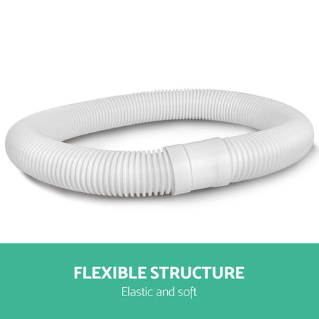 Aquabuddy Pool Cleaner Generic Hose EVA Spare Length White 1x10m