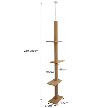 Cat Tree Tower Condo House Post Scratching Furniture Play Pet Activity Kitty Bed