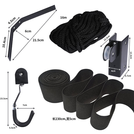 54KG Kayak Hoist Bike/ Ladder Lift Pulley System Garage Ceiling Storage Rack