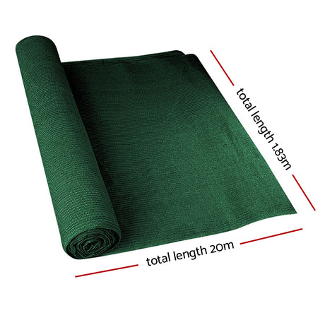 Instahut 1.83 x 20m Shade Sail Cloth - Green