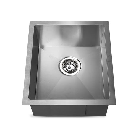 Cefito 39cm x 45cm Stainless Steel Kitchen Sink Under/Top/Flush Mount Silver