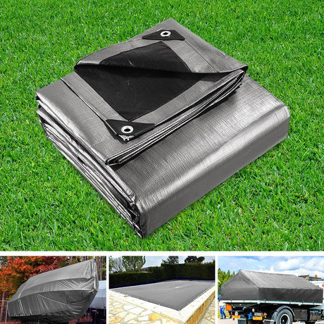 Instahut 6 x 9m Heavy Duty Poly Tarp