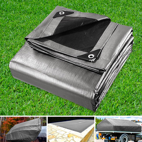 Instahut 6 x 9m Heavy Duty Poly Tarp