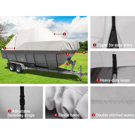 Seamanship 25 - 27ft Waterproof Boat Cover
