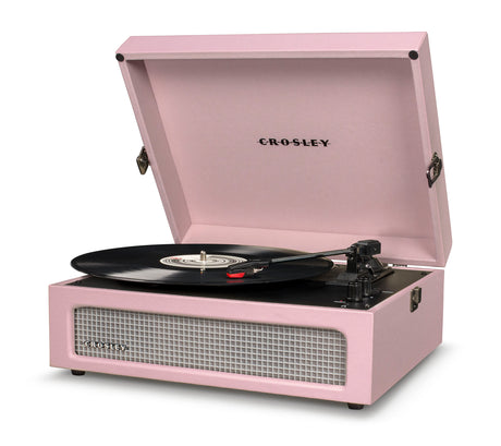 CROSLEY Crosley Voyager Amethyst - Bluetooth Portable Turntable & Record Storage Crate