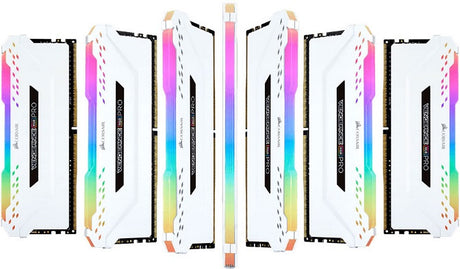 CORSAIR Vengeance RGB PRO 16GB (2x8GB) DDR4 3600MHz C18 18-19-19-39 White Desktop Gaming Memory Intel XMP2.0 AMD Ryzen