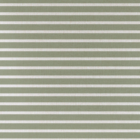 Cushion Cover-With Piping-Hampton Stripe Sage-60cm x 60cm