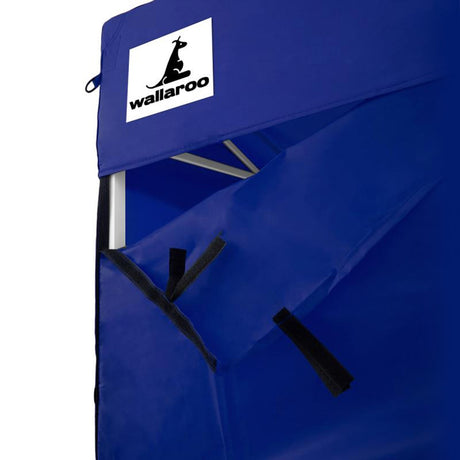 Wallaroo Gazebo Tent Marquee 3x4.5m PopUp Outdoor Blue