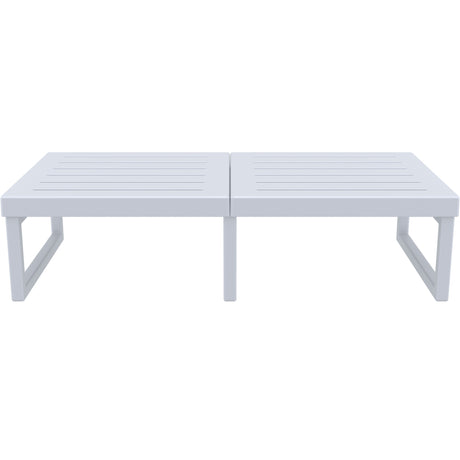 Mykonos Lounge Table XL - Silver Grey