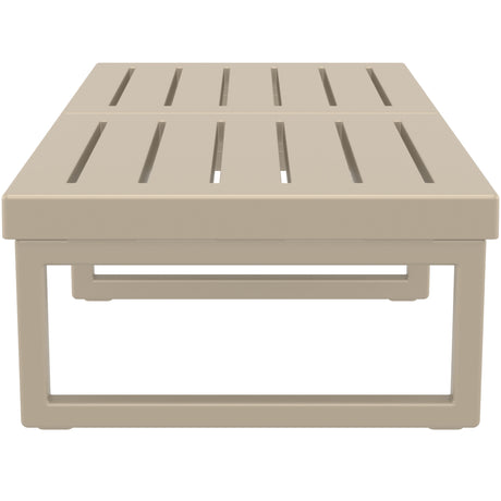 Mykonos Lounge Table XL - Silver Grey
