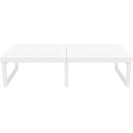 Mykonos Lounge Table XL - Silver Grey