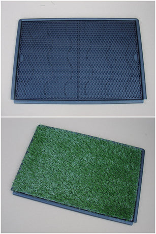 Indoor Dog Puppy Toilet Grass Potty Training Mat Loo Pad 85 x 63 cm