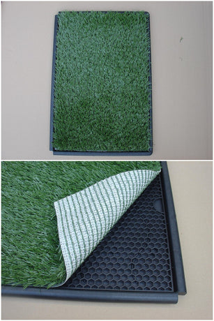 Indoor Dog Puppy Toilet Grass Potty Training Mat Loo Pad 126 x 63 cm