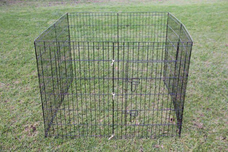 120 cm 8 Panel Pet Dog Playpen Exercise Chicken Cage Puppy Crate Enclosure Cat Fence