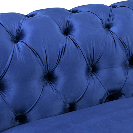 Madeline Range - Blue Velvet - Silver Trims
