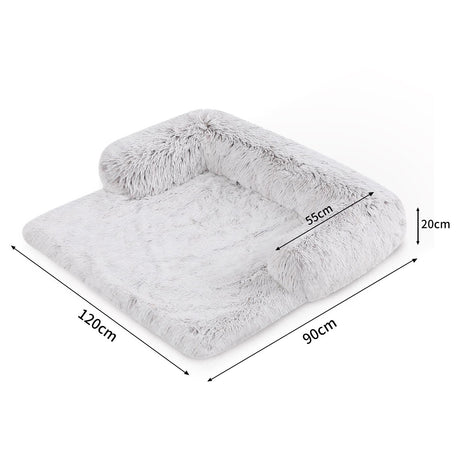 Kids Pet Sofa Bed Dog Cat Calming Waterproof Sofa Cover Protector Slipcovers XL
