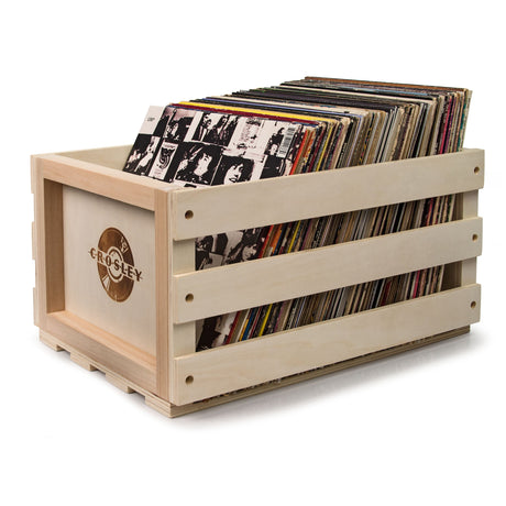 Crosley Voyager Floral - Bluetooth Portable Turntable & Record Storage Crate