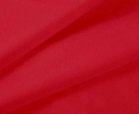 1000TC Ultra Soft Double Size Bed Red Flat & Fitted Sheet Set