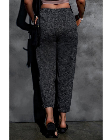 Azura Exchange Textured Drawstring Pocketed Pants - XL