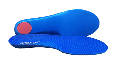 Archline Supination Orthotic Insoles - Full Length (Unisex) Plantar Fasciitis High Arch - Euro 45