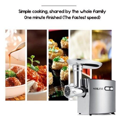 Sokany Meat Grinder Electric Mincer Sausage Filler Kebbe Maker meat chopper