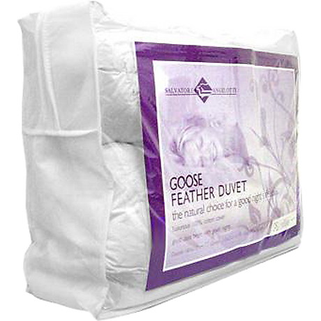 100% White Goose Feather Duvet / Quilt - DOUBLE
