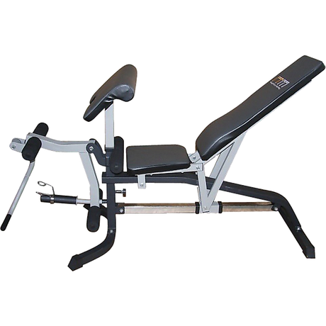 FID Flat Incline Decline Bench Press w/ Leg Extension