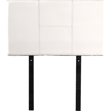 PU Leather Single Bed Headboard Bedhead - White