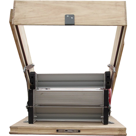 Deluxe Aluminium Attic Loft Ladder - 2700mm to 3050mm