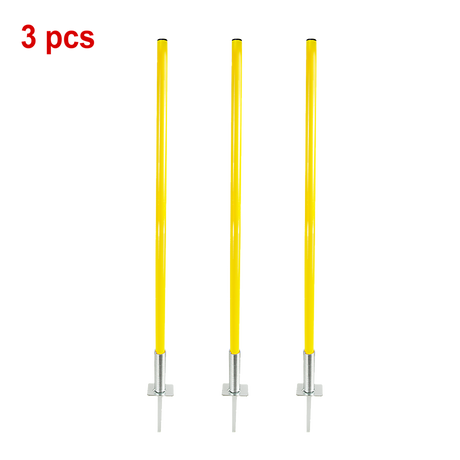 Agility Slalom Training Poles Soccer Rugby Set